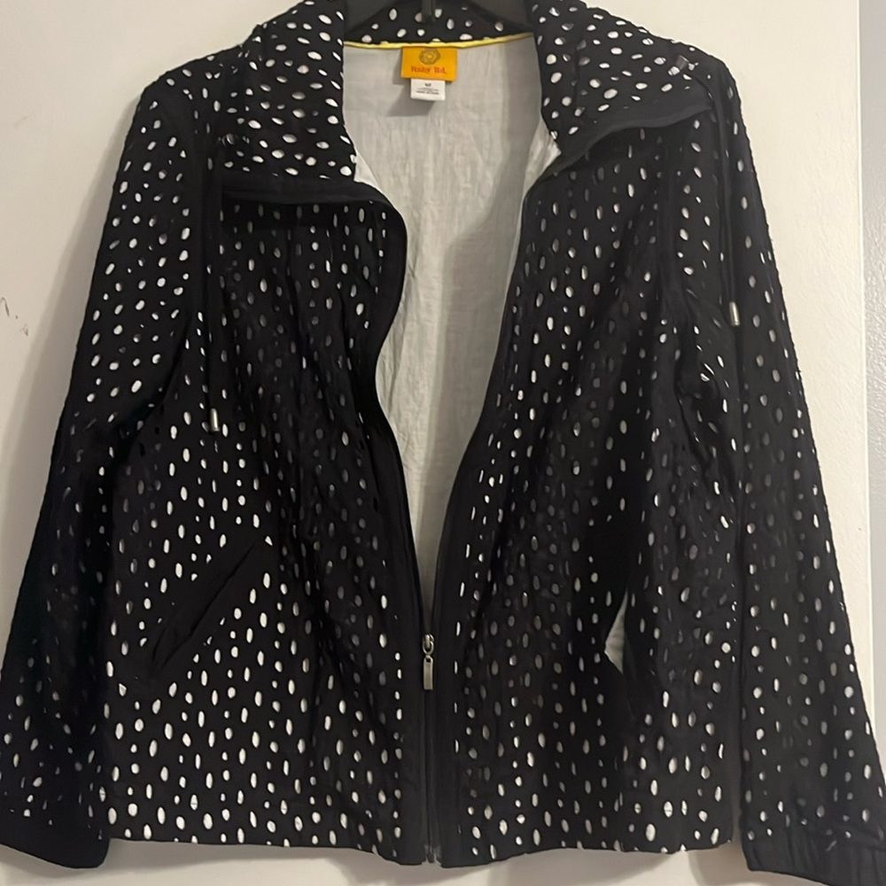 Ruby Rd. Size 12 White & Black jacket